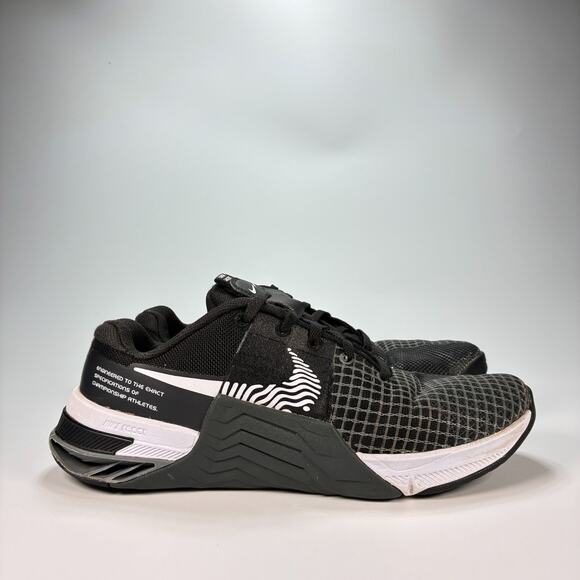 Nike Metcon 8 Black Training Shoes Sneakers Gym Lace Up DO9327-001 Womens Size 9 - Picture 1 of 10